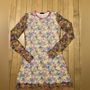 *RARE* Delia's Sheer Floral Mini Dress